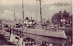 Le contre-torpilleur -Le " Lance" à sa sortie du Port