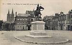 La statue de Louis XIV et le lycée