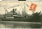 Port de Caen : baptême du steamer "Madeleine"