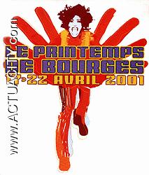 Affiche Printemps de Bourges 2001