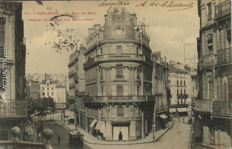 N&B-68-Rue de Metz (angle de la rue des Marchands)
