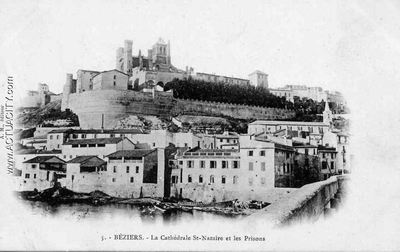 La Cathédrale St Nazaire et les Prisons