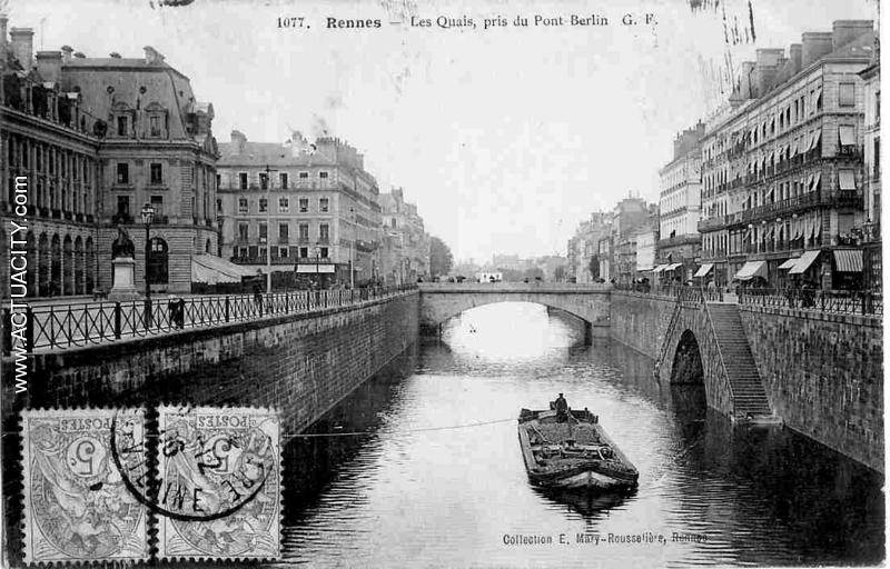 Rennes - Les Quais, prid du Pont Berlin