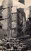 Destructions de la Ville de Saint-Malo par les bombardements en 1944. Rue de la Croix du Fief, dans 