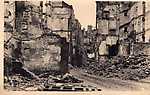 Destruction de la Ville de Saint-Malo par bombardements en 1944. Rue Saint-Vincent
