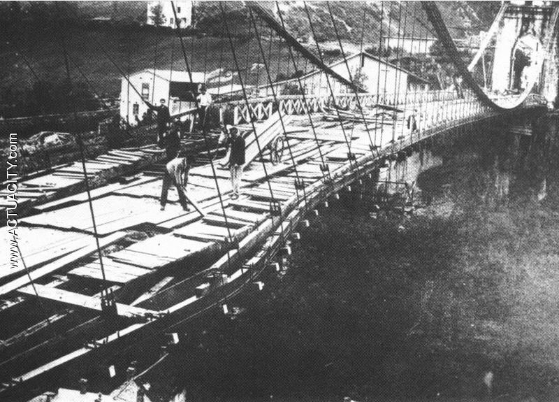 L'ancien pont suspendu
