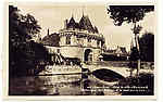 Vendôme : Hôtel de ville et le pont sur le Loir