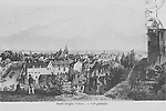 Montargis vue panoramique du château vers 1840