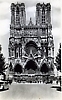 Reims- La Façade de la Cathédrale.