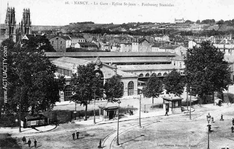 La Gare, L'Eglise Saint Jean et le faubourg Stanislas