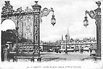 La Place Stanislas et les grilles de Jean Lamour, vers 1905