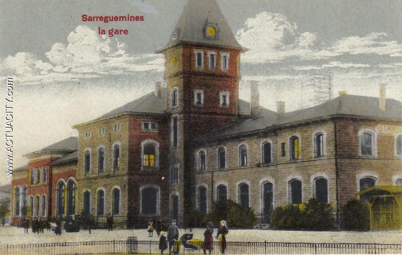 La gare de Sarreguemines