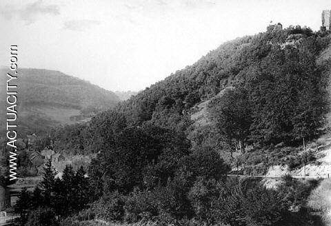 Vue de la vallée de la Zorn, au passage de la Lorraine en Alsace. Environ de Saverne