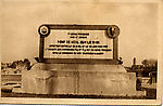 Plaque commémorant la construction par les Génies français et américain du nouveau pont des Chemins 