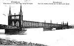 Eisenbahnbrücke über den Rhein bei Kehl