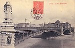 Pont de Lyon. Pont des Facultés inauguré en 1903. Les allemands le font sauté en 1944, il sera répar