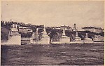 Pont sur la Rhône. Pont de la Guillotière détruit par les allemand, en 1944, lors de leur débacle.