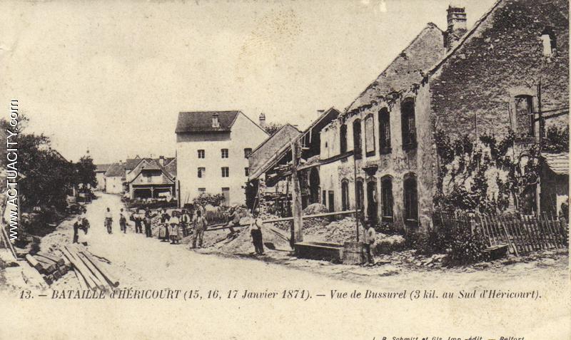Bataille d'Héricourt les 15, 16 & 17 janvier 1871