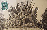 Bas relief de la statue du général Chanzy au mans