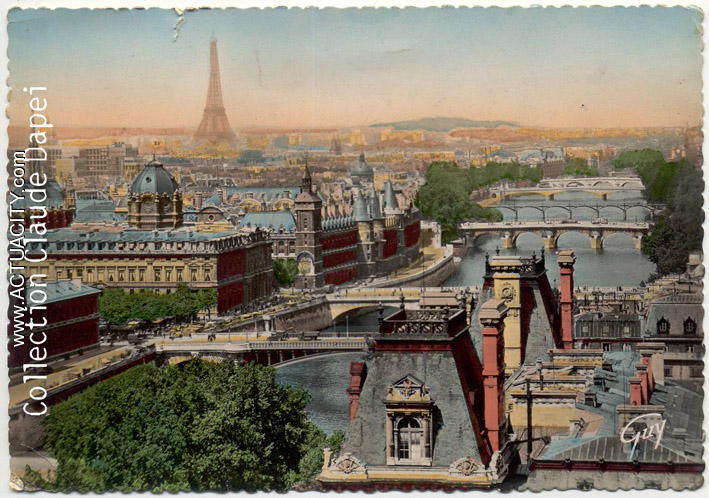 Paris - Panorama sur sept ponts