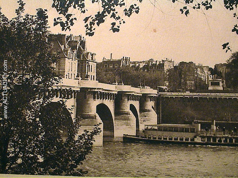 Pont Neuf vu de la rive droite de la Seine