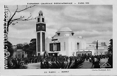 Exposition coloniae1931/Algérie/le Minaret