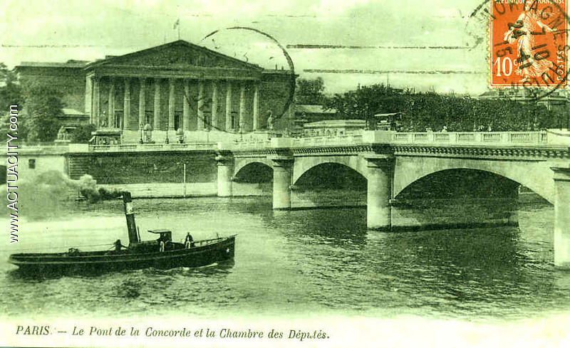 Pont de la Concorde et Chambre des députés