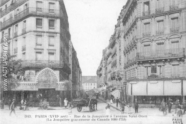 Paris, XVII arrt - Rue de la Jonquiere à l'avenue Saint-Ouen