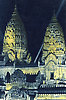 Exposition coloniale — Bois de Vincennes — Illuminations — Le temple d'Angkor (vue partielle)