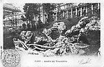 Jardin du Trocadéro en 1903 [cachet de la poste]