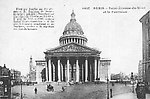 Le Panthéon et Saint-Étienne-du-Mont vers 1900