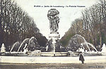 Jardin du Luxembourg — La fontaine de Carpeaux, vers 1910