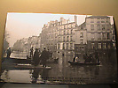 Inondations de janvier 1910 : Embarcadère Quai de la Tournelle