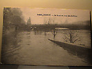 Crue de janvier 1910 : La Seine au pont des Saints Pères