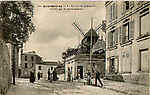 Montmartre Le moulin de la Galette, entrée par la rue Girardon