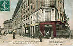 Montmartre, en haut de l'escalier de la rue Muller, coin de la rue Lamarck