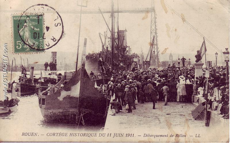 Débarquement de Rollon -
11 juin 1911 