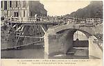 Le pont détruit par les anglais le 3  septembre 1914