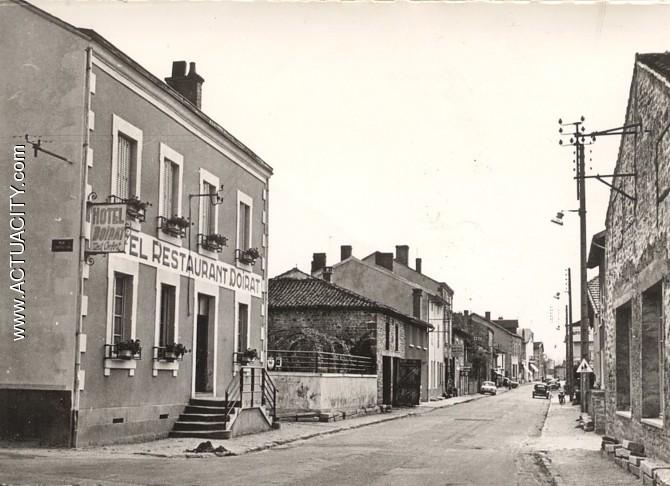 avenue de la gare après la 2nde guerre
