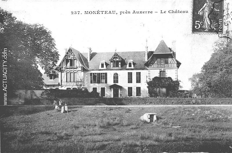 Carte postale ancienne de Monéteau (89470) - Château des ...