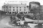 Le château en 1864 d'après une photo d'époque  (carte postale, vers 1905)