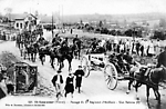 Passage du 1er Régiment d'Artillerie - Une batterie