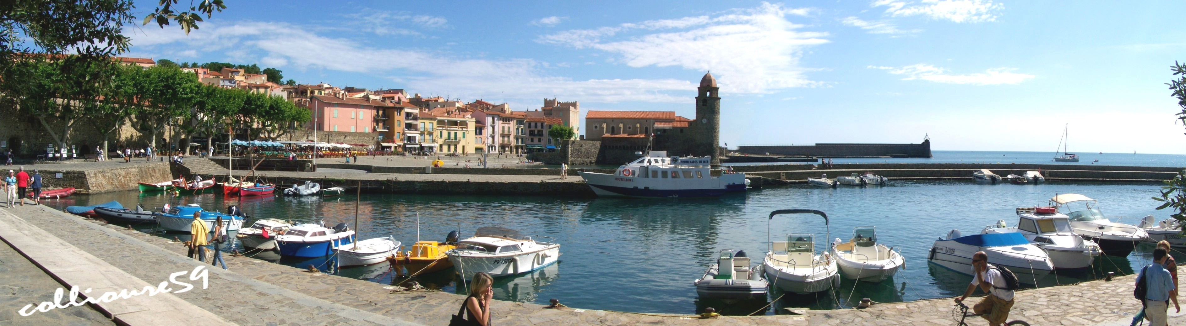 Panoramique de Collioure